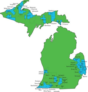 SEMCO coverage map